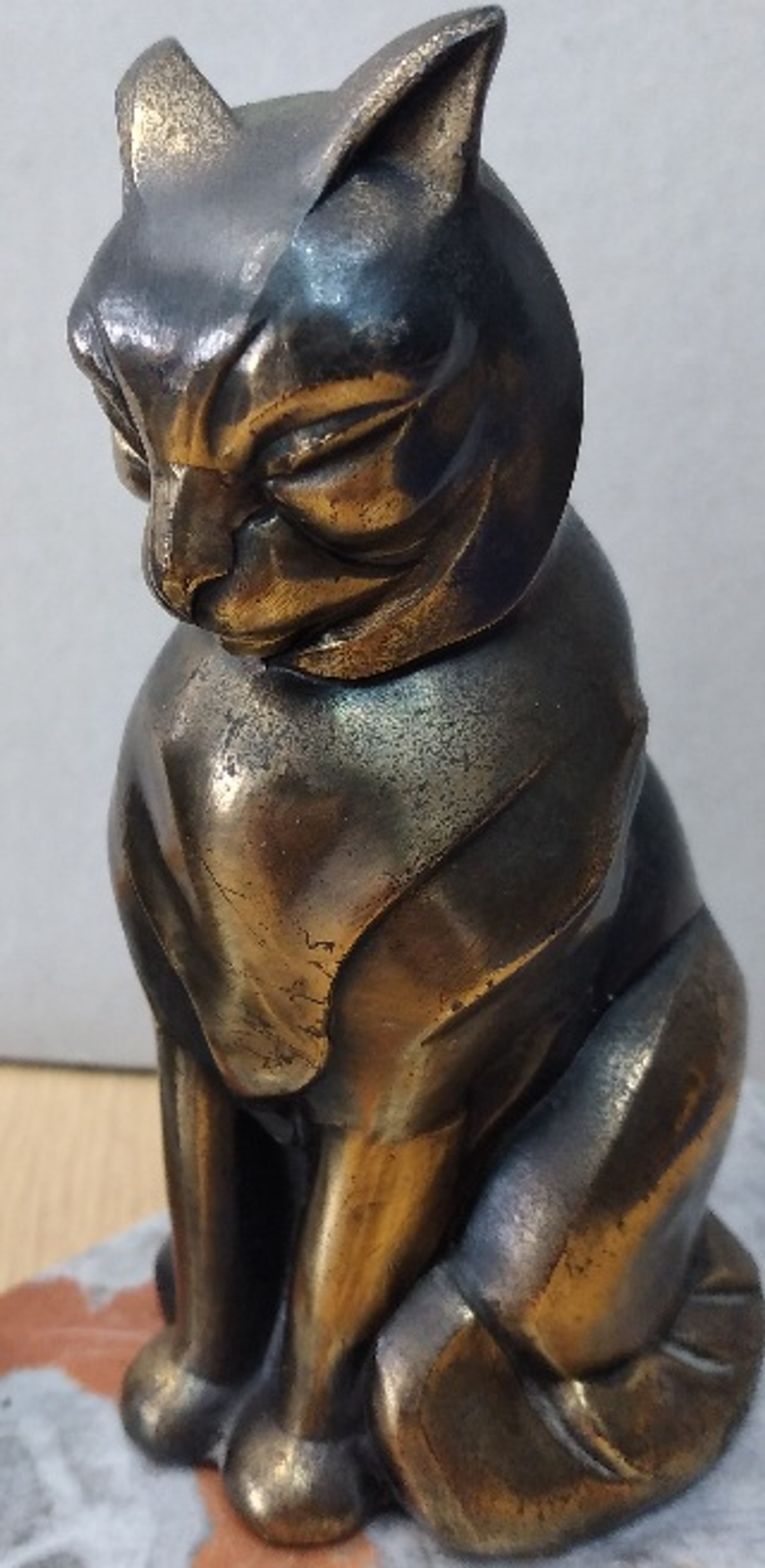 Bookends gatos arte deco  4