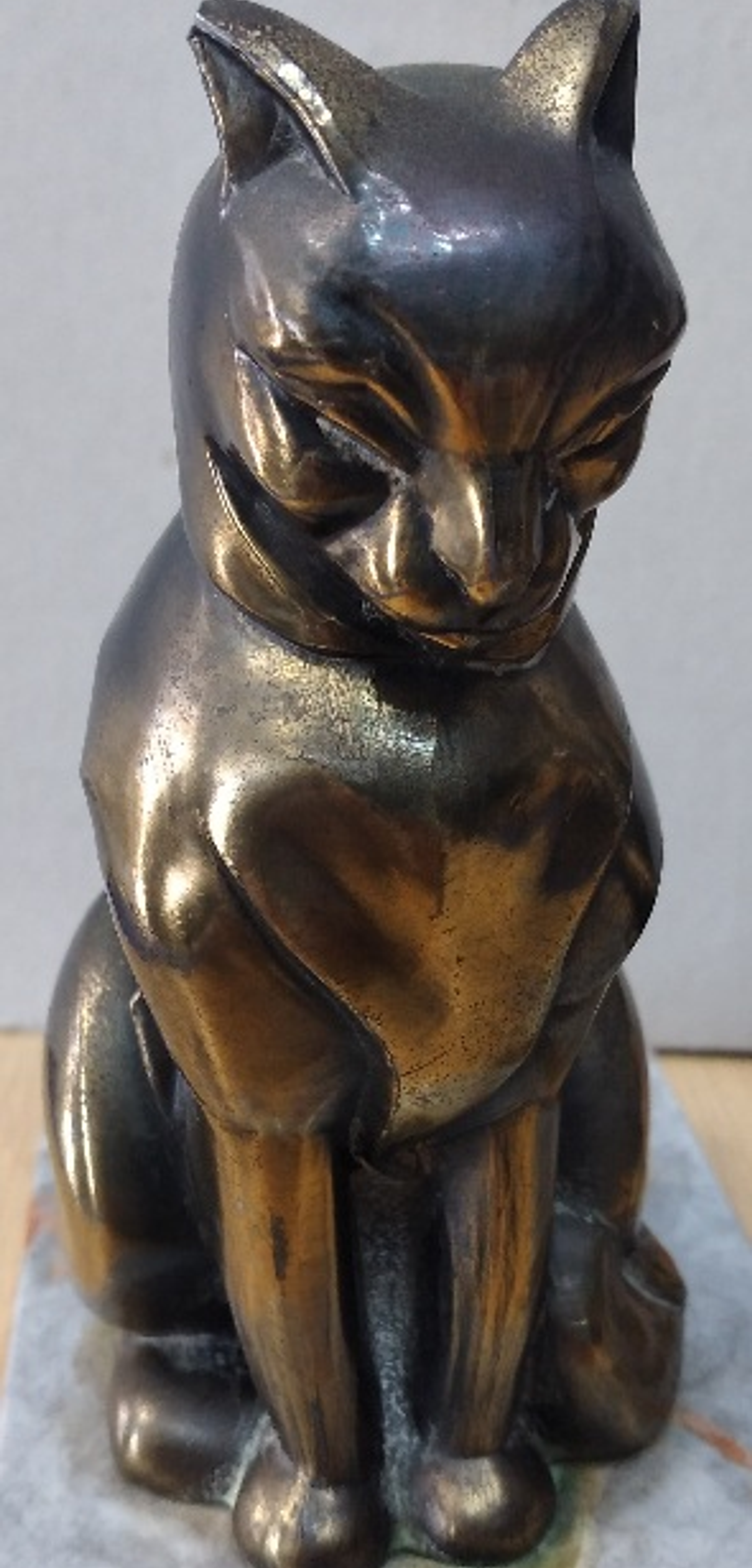 Bookends gatos arte deco  5