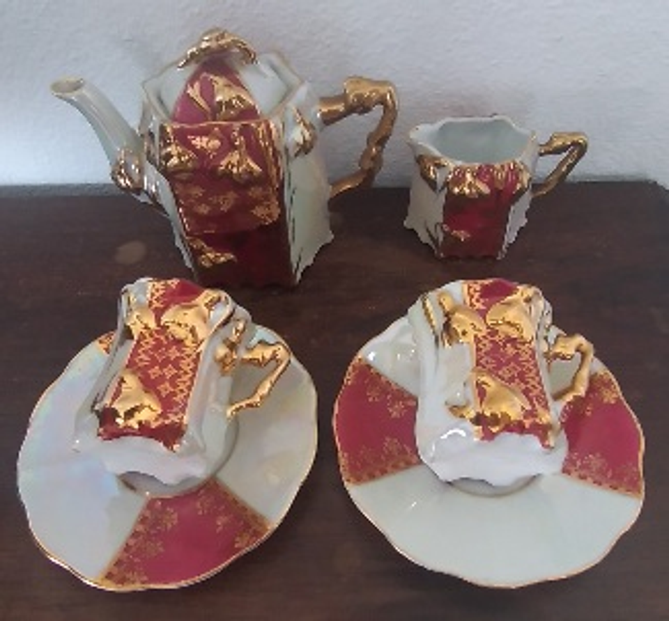 Tête à tête em porcelana  1