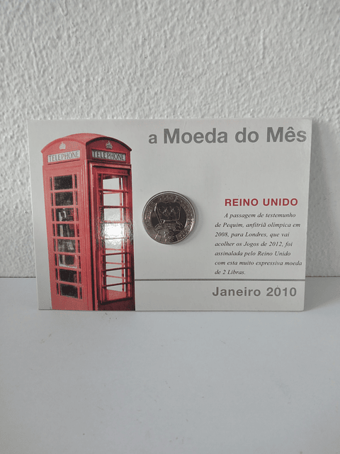 a Moeda do Mês Reino Unido