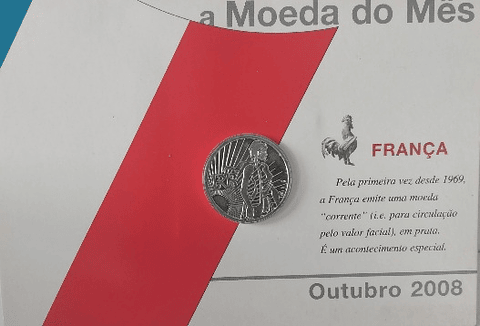 a Moedas do Mês  França 