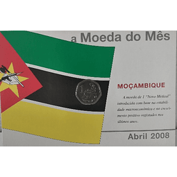 a Moeda do Mês.  Moçambique 