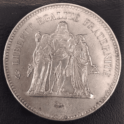 Moeda 50 francos, 1976