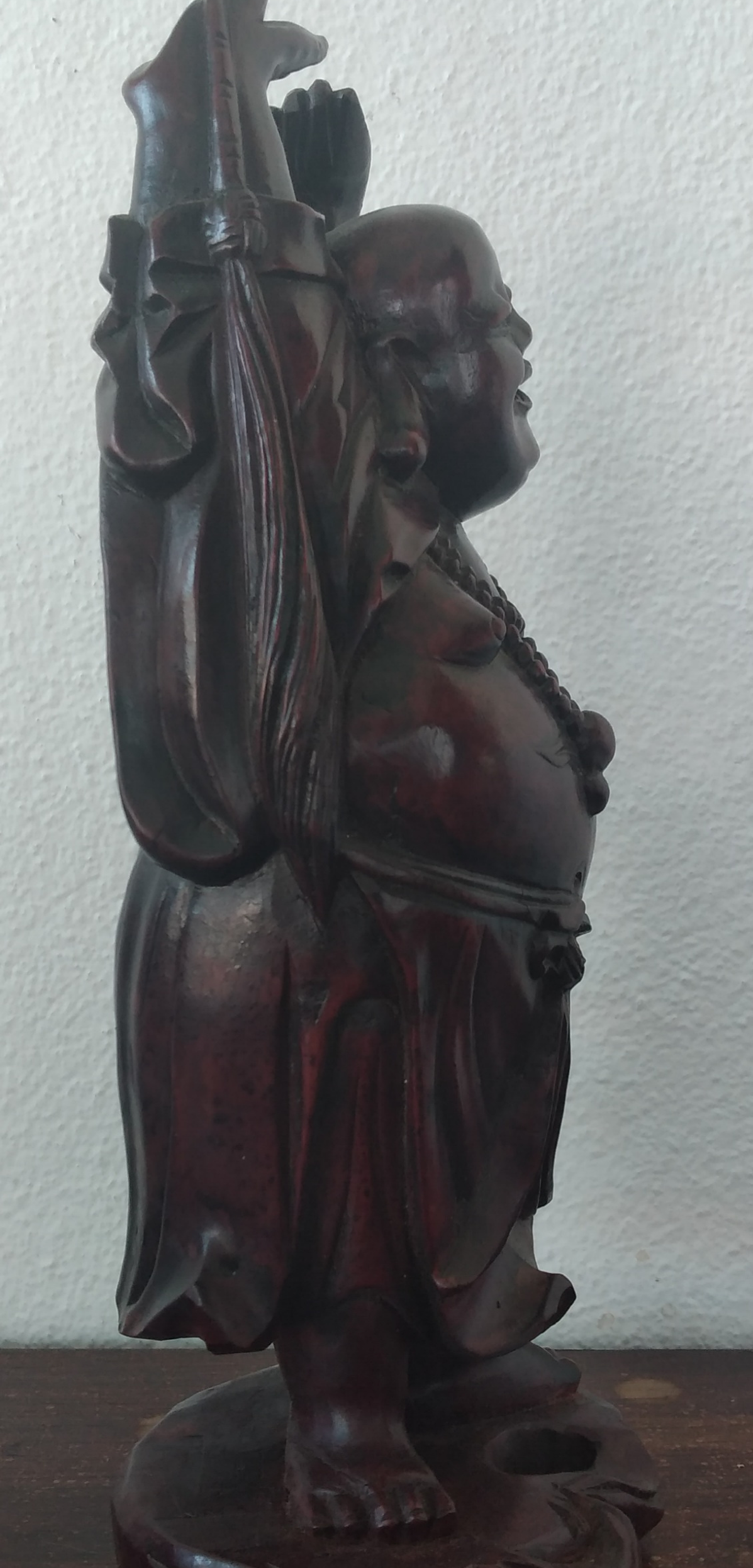 Escultura Oriental em madeira  3