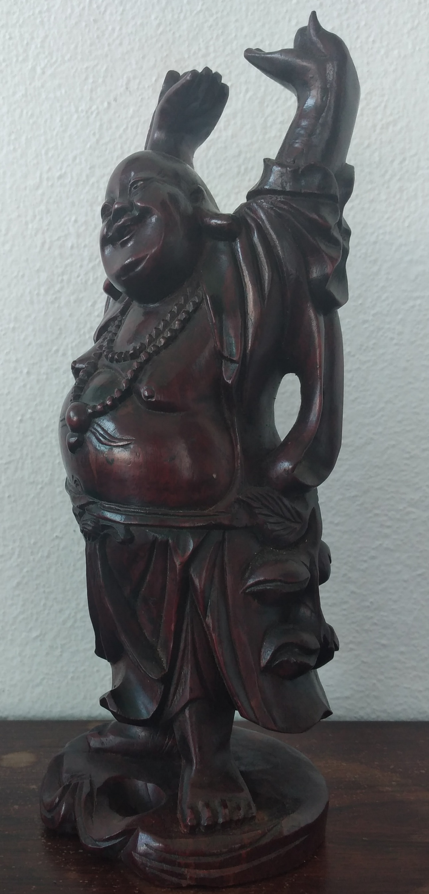 Escultura Oriental em madeira  6