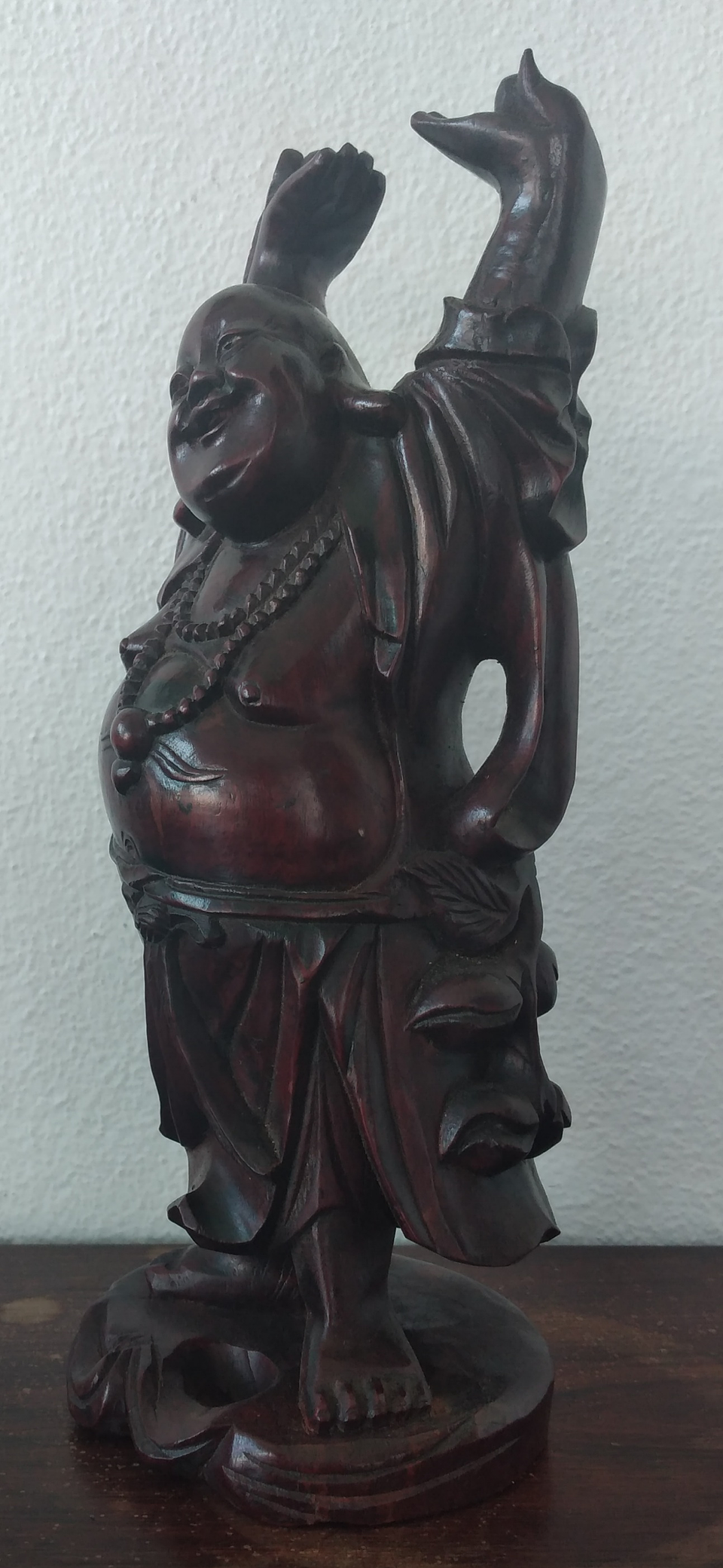 Escultura Oriental em madeira  6