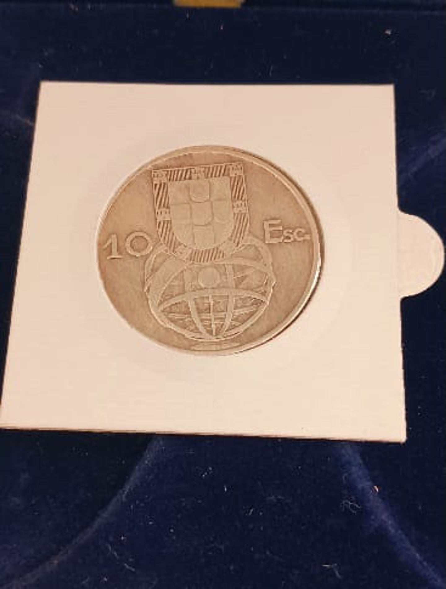 Moeda 10 escudos 1954 Portugal  2