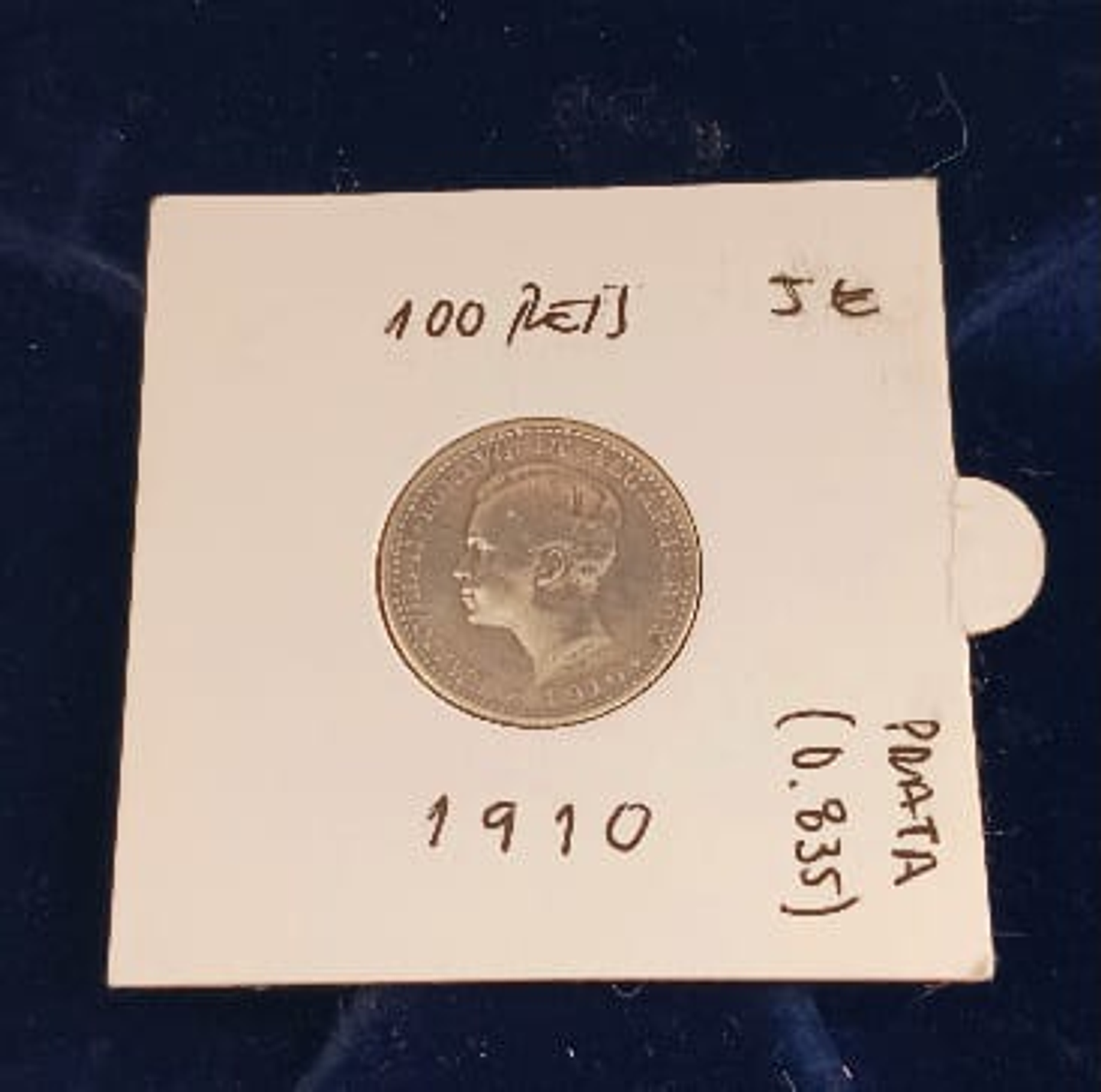 Moeda 100 réis 1910 Portugal  1