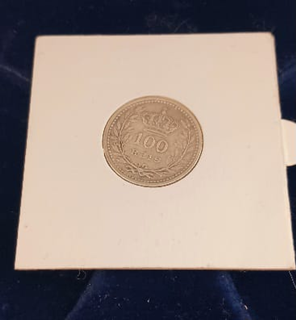 Moeda 100 réis 1910 Portugal  2