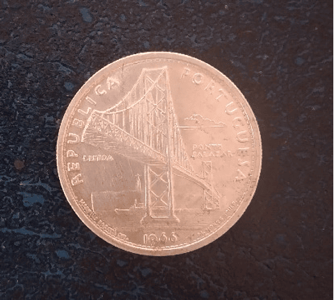 Moeda 20 escudos, 1966, Portugal 