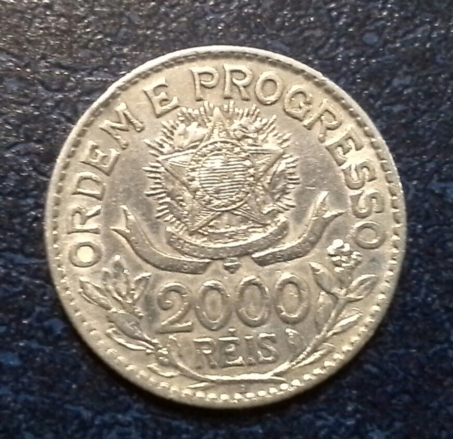 Moeda 2000 réis,  1913, Brasil  2