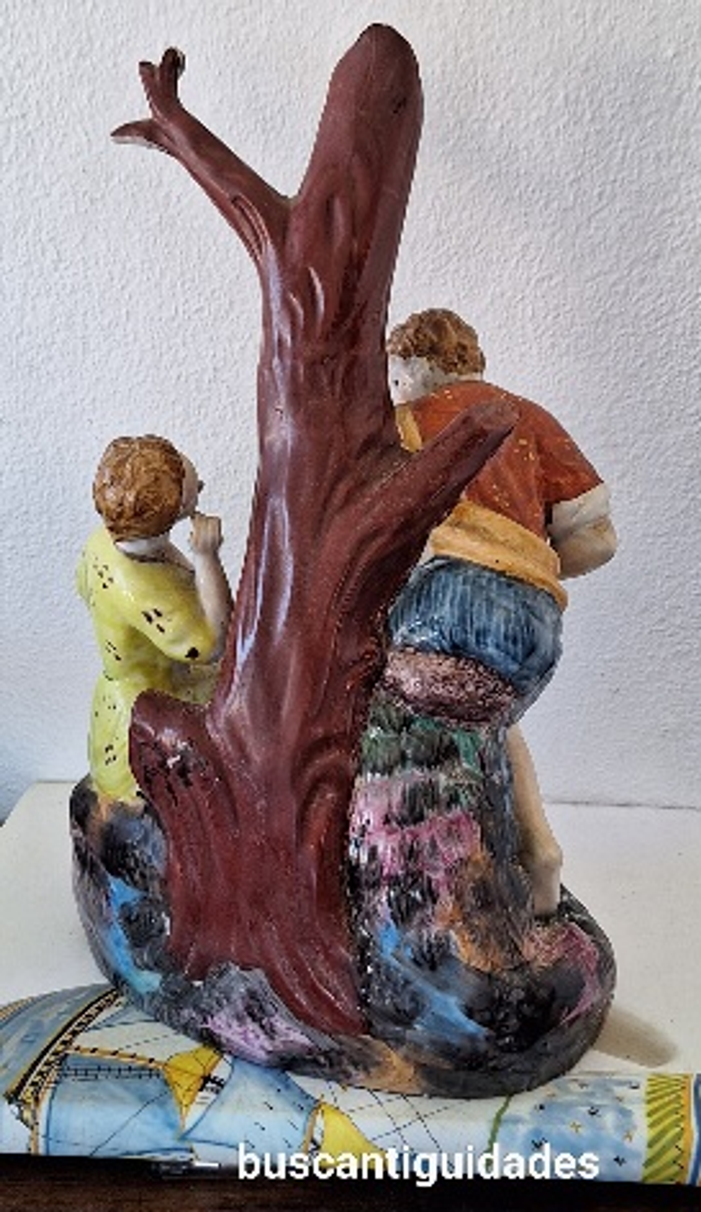 Estatueta, grupo em porcelana Staffordshire 4