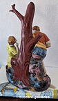 Estatueta, grupo em porcelana Staffordshire - thumbnail 4