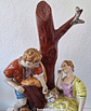Estatueta, grupo em porcelana Staffordshire - thumbnail 6