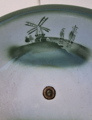 Antigo lavatório em ágata 