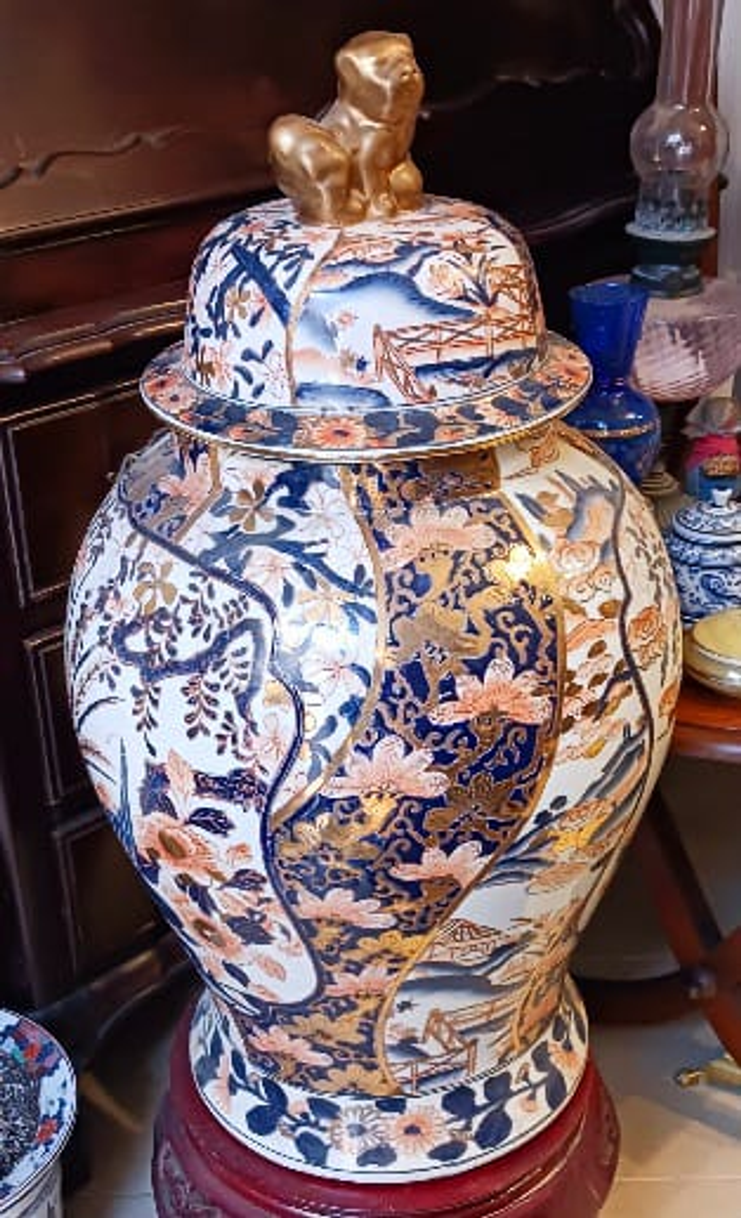 Grande potiche Imari 9