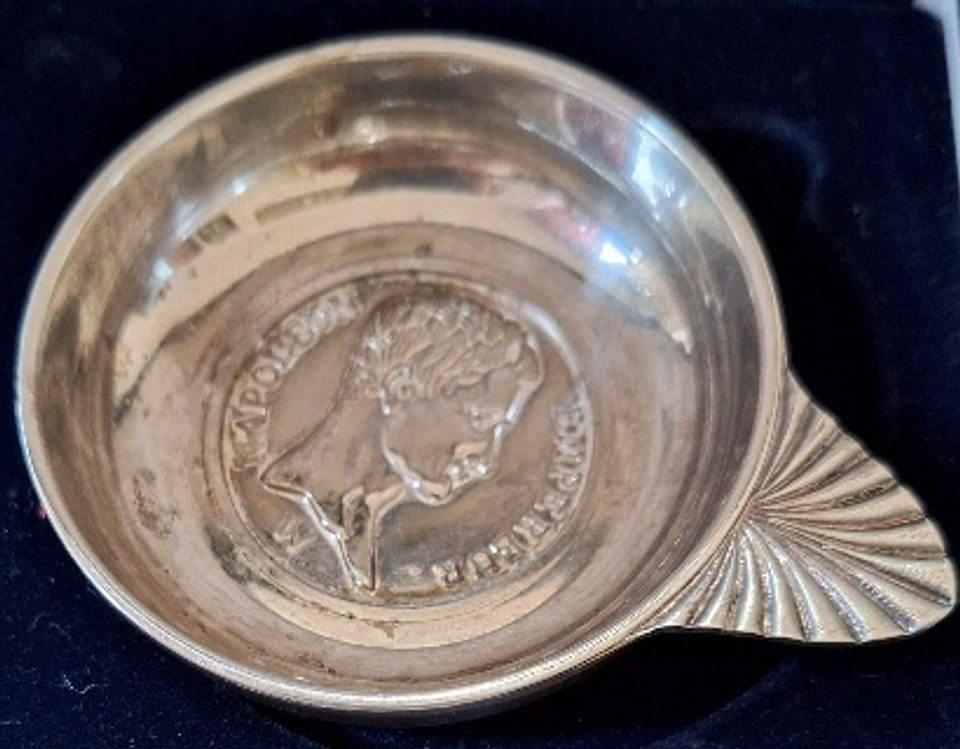 Taste vins em metal prateado 3