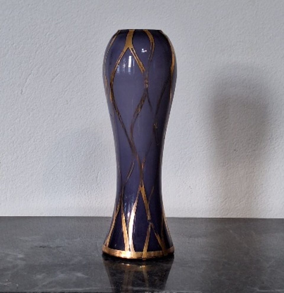 Jarra vidro lilás  1