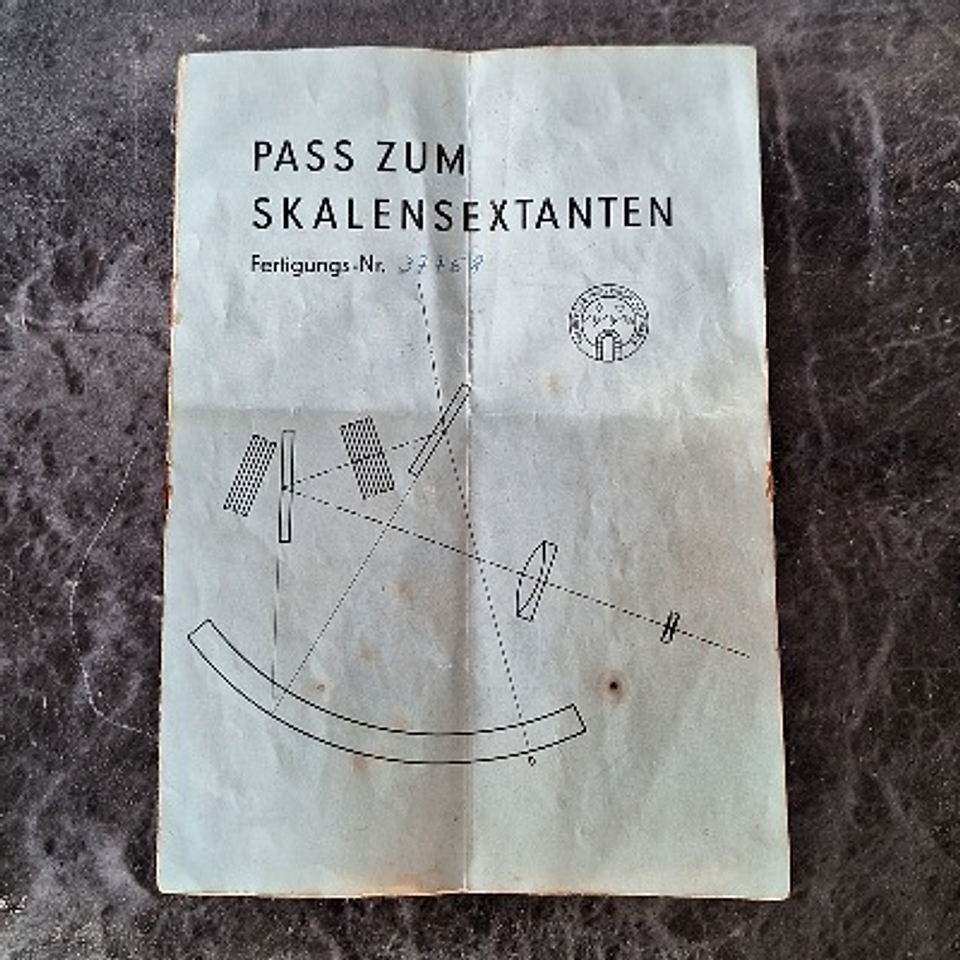 Sextante - Pass Zum Skalensextanten. 15