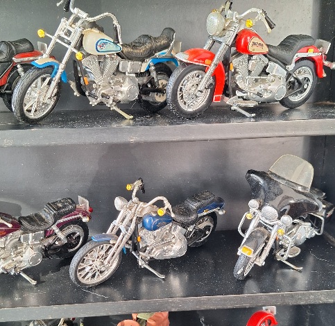 Coleção, miniaturas motos Harley-Davidson