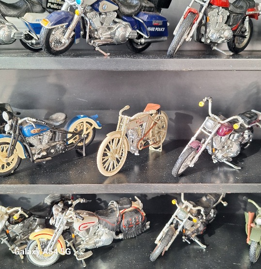 Coleção, miniaturas motos Harley-Davidson