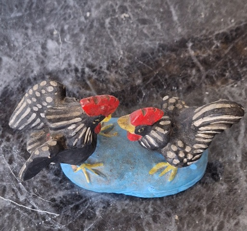 Briga de galos, cerâmica  1