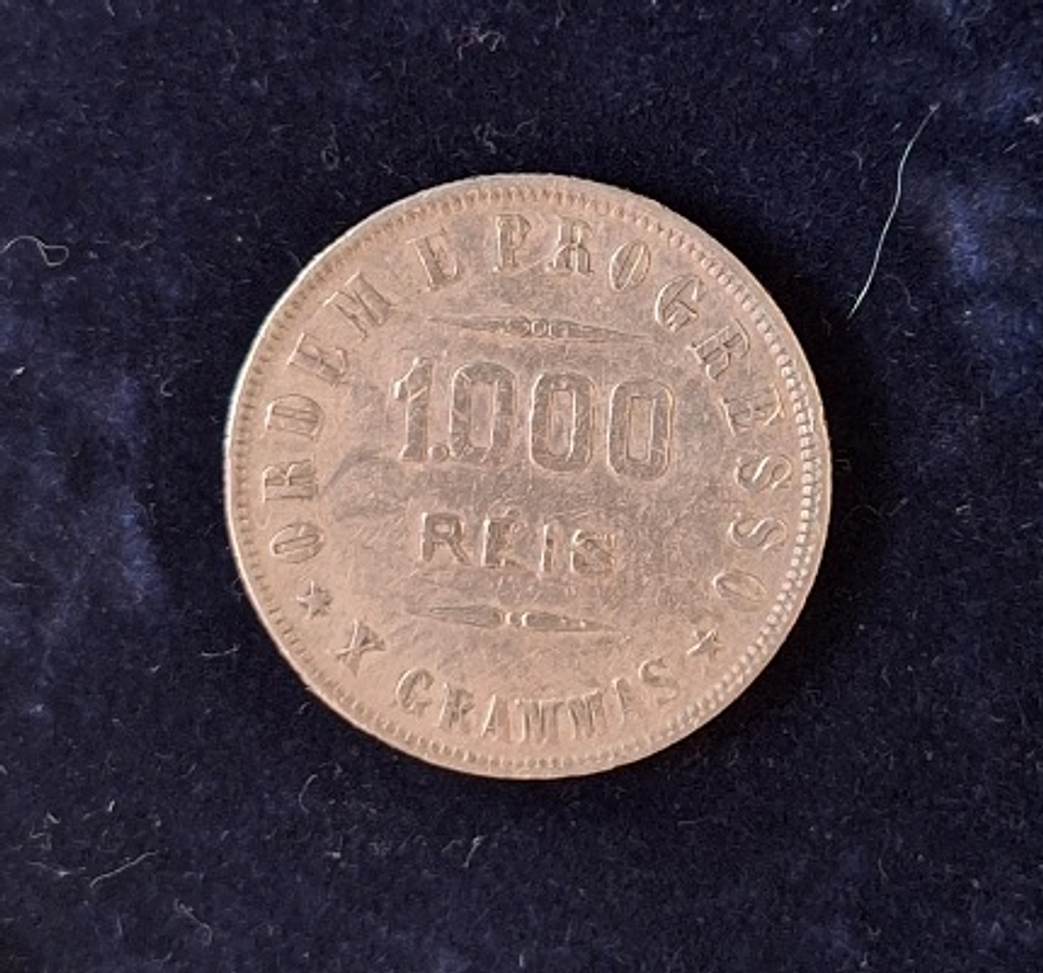 Moeda, 1000 réis, 1911, Brasil  2