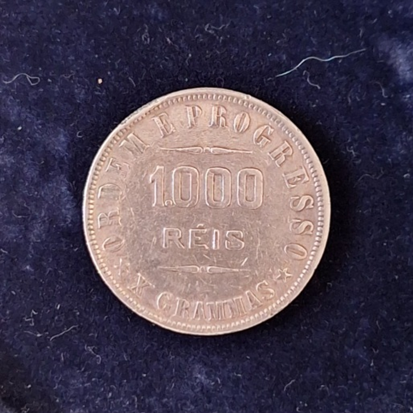 Moeda, 1000 réis, 1911, Brasil  4