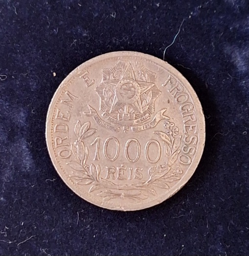 Moeda, 1000 réis, 1913, Brasil 