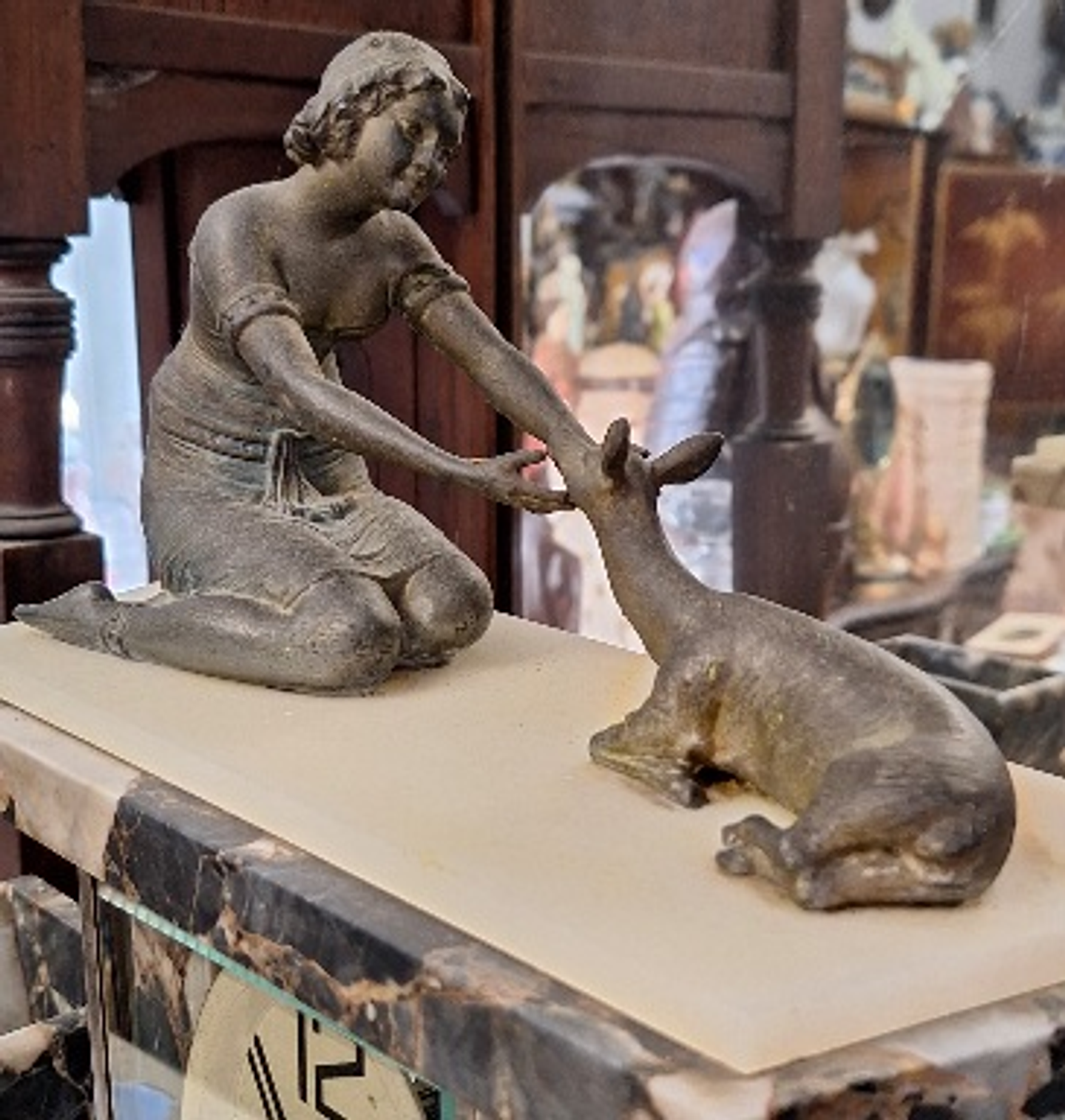 Relógio de lareira art deco 1