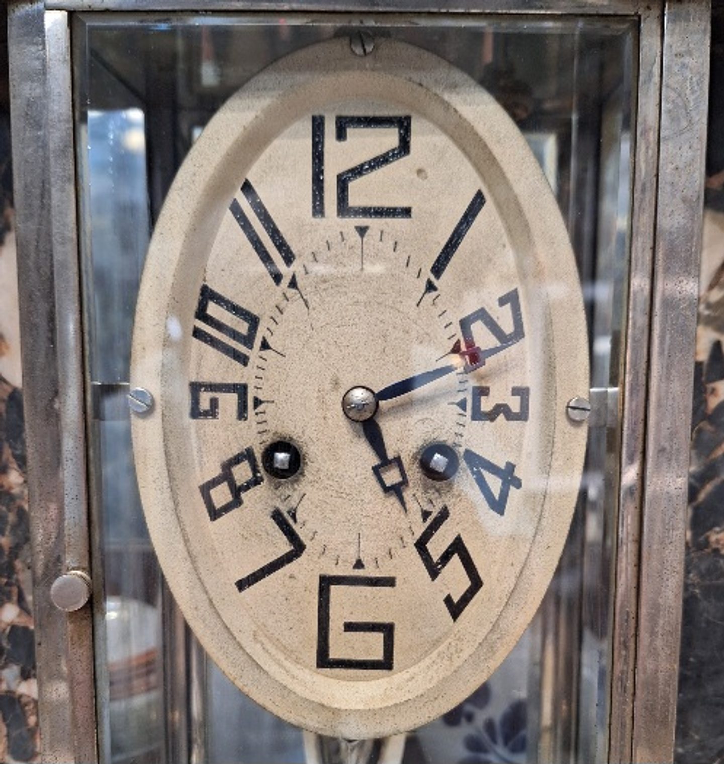 Relógio de lareira art deco 4