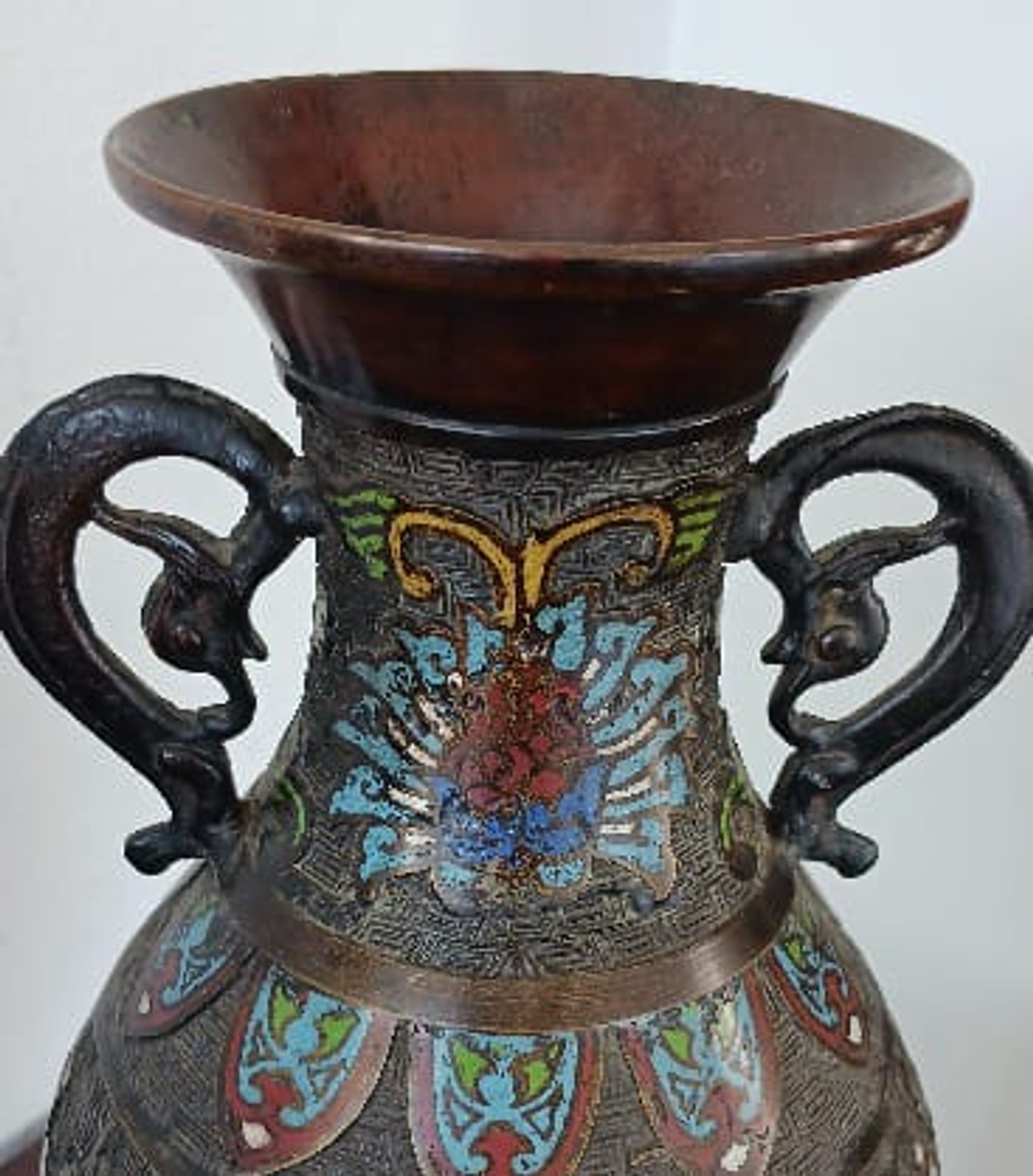 Par de vasos, Champlevé 5