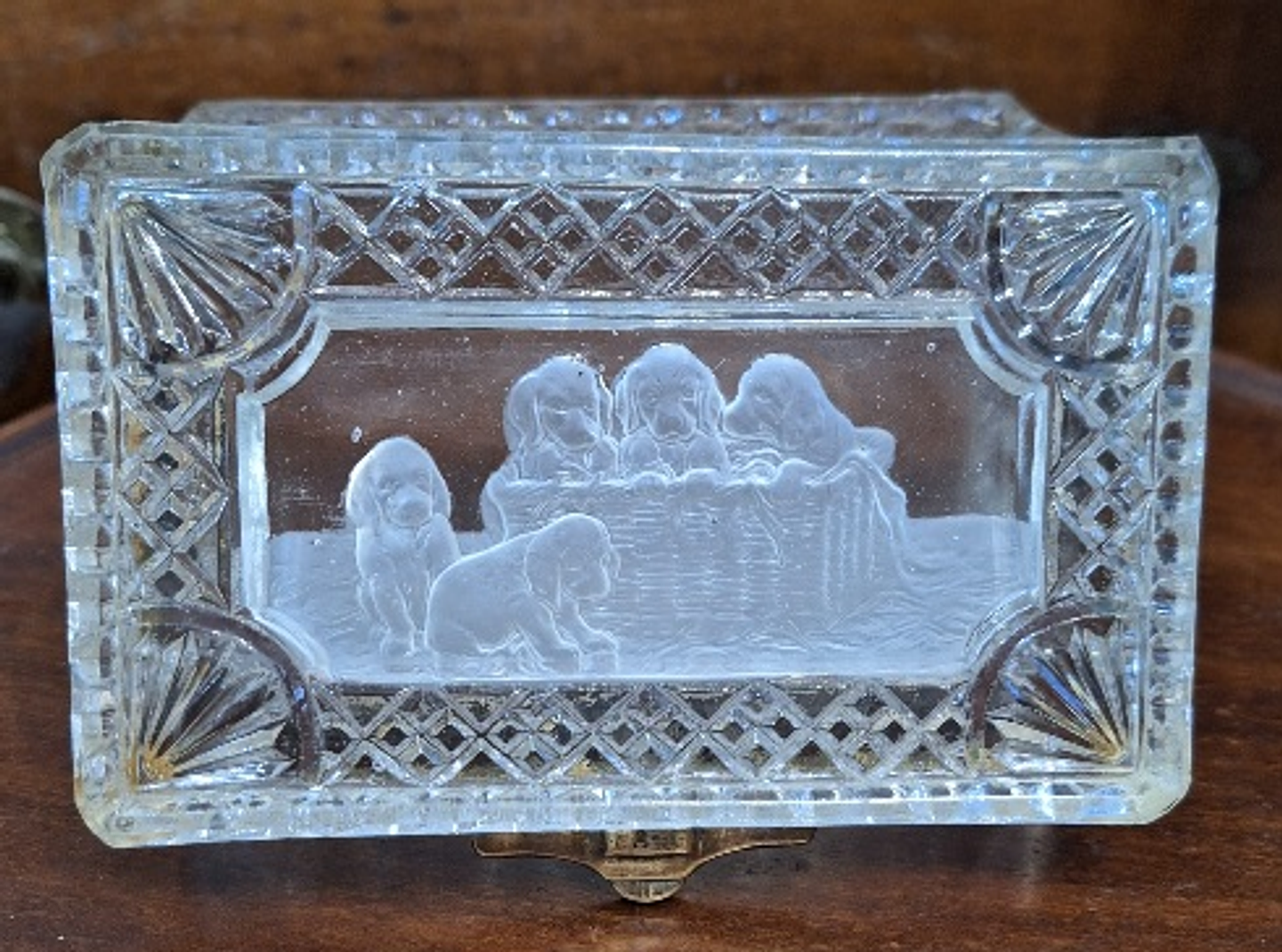 Caixa para Chá em vidro russo 1