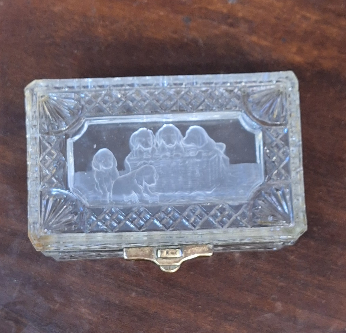 Caixa para Chá em vidro russo 2