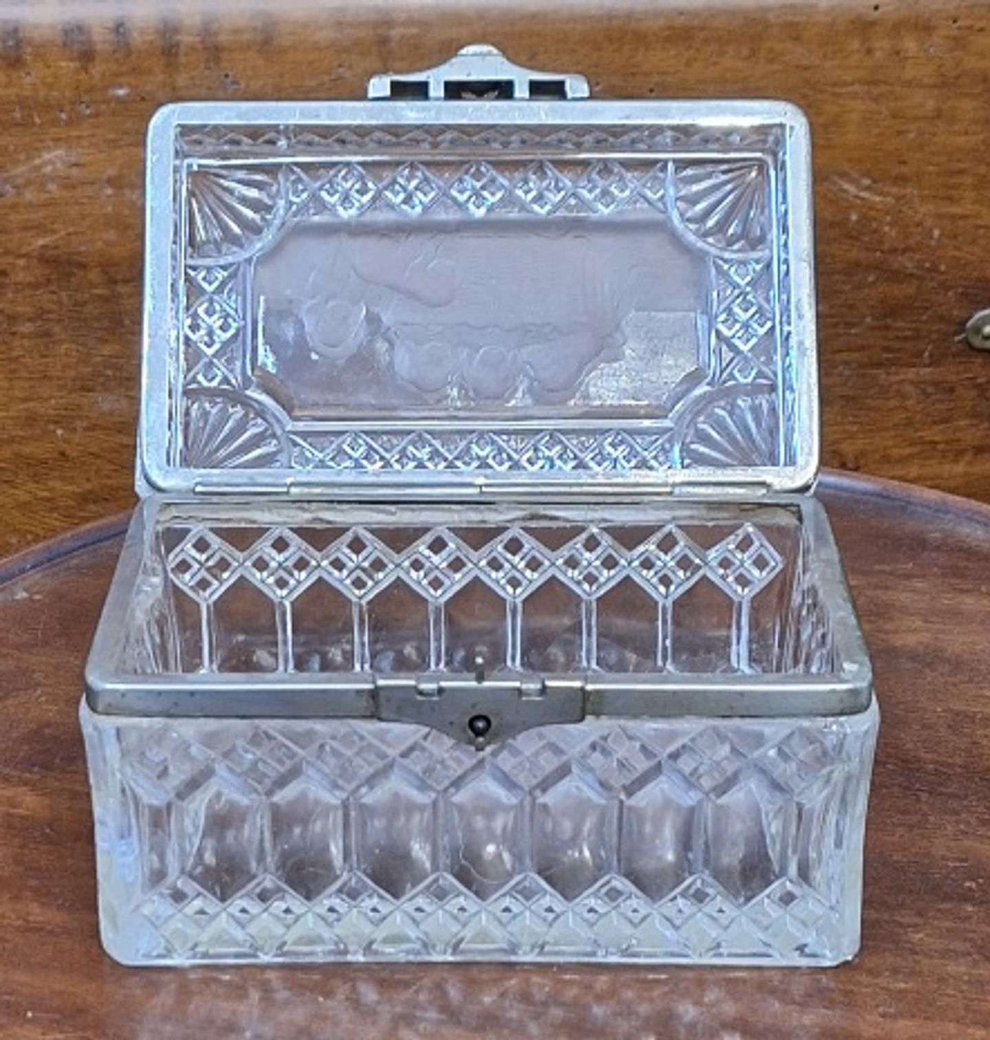 Caixa para Chá em vidro russo 4