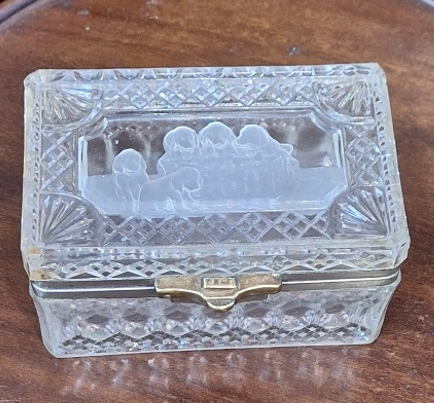 Caixa para Chá em vidro russo 7