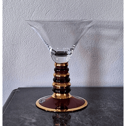 Taça em cristal da Bohémia 