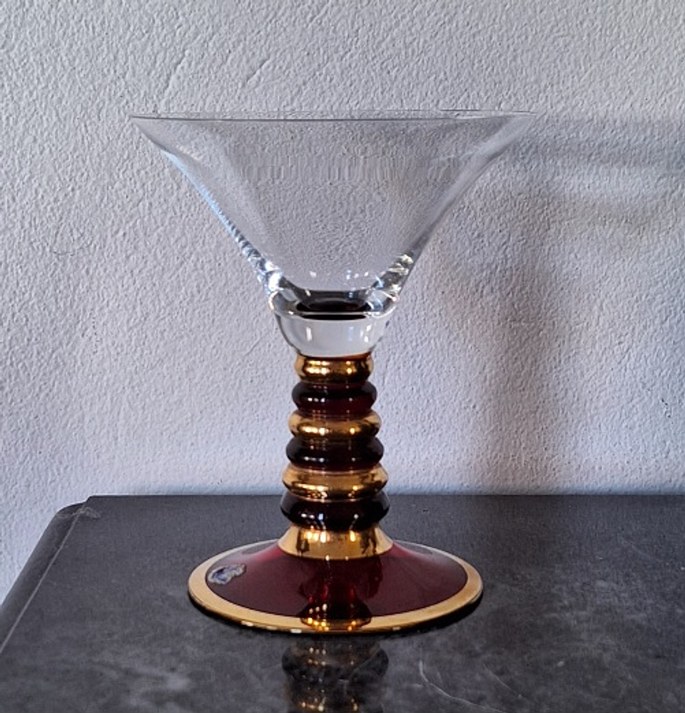 Taça em cristal da Bohémia  1