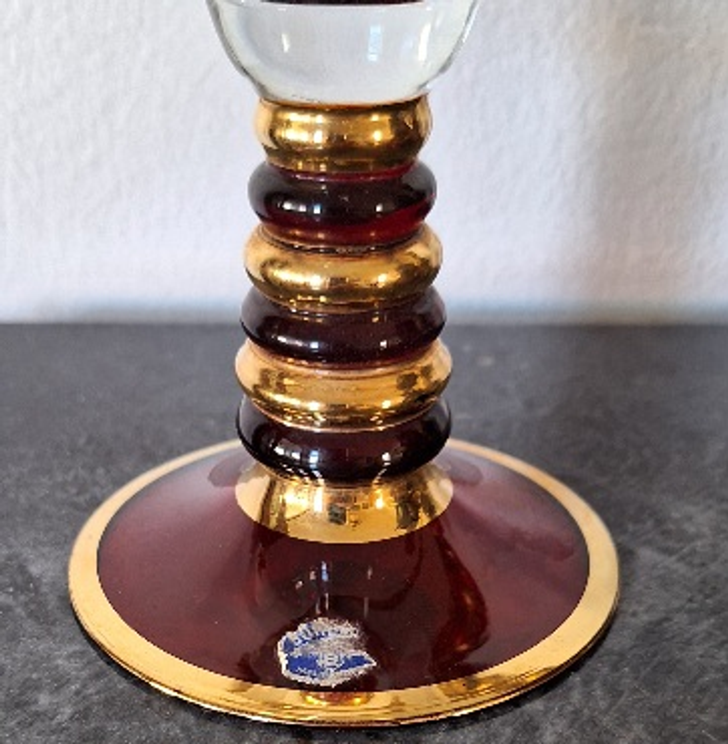 Taça em cristal da Bohémia  2