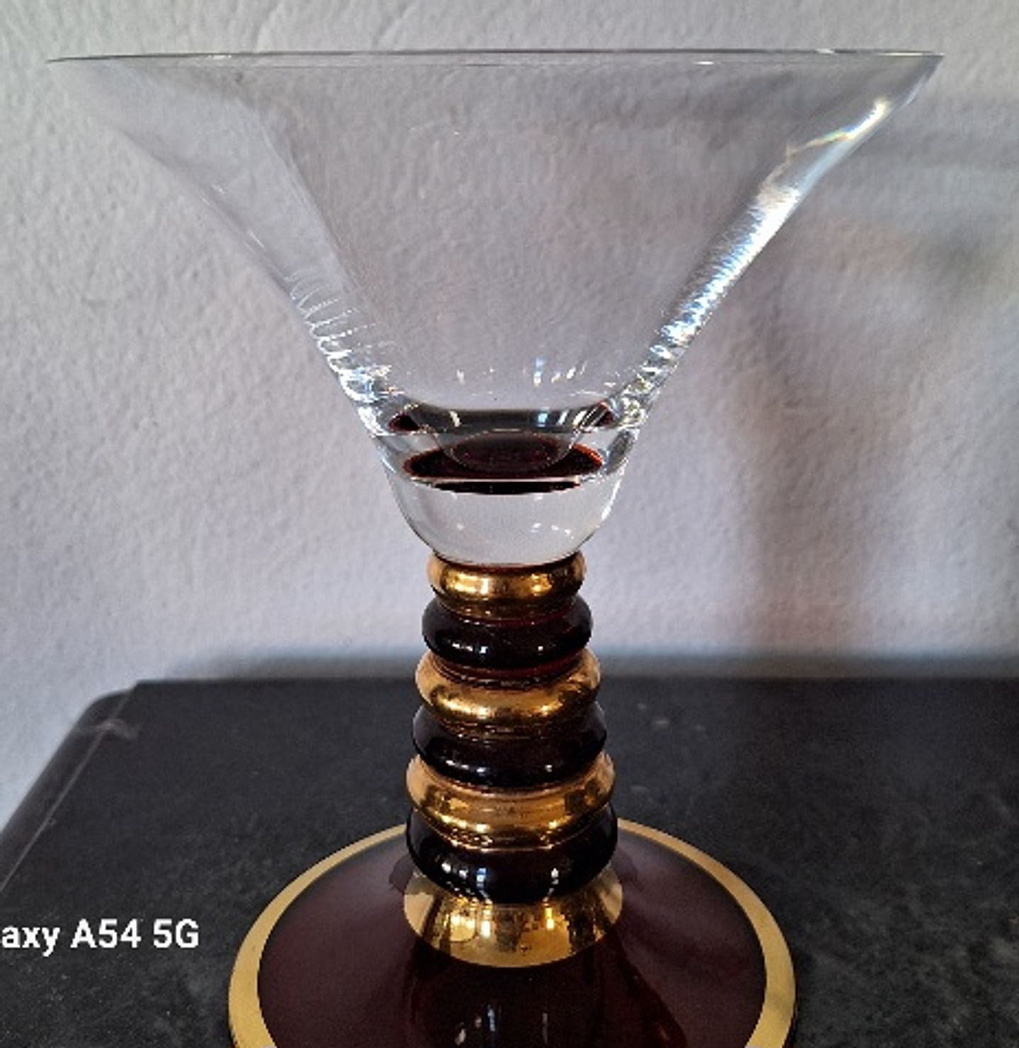 Taça em cristal da Bohémia  3