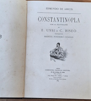 Livro: Constantinopla, Edmundo de Amicis