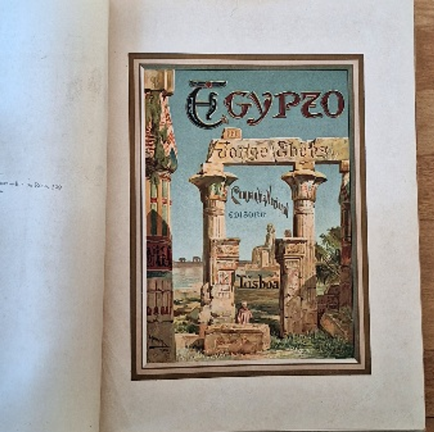 Livros - Egypto, Jorge Ebers. Oliveira Martins, edição Monumental  1