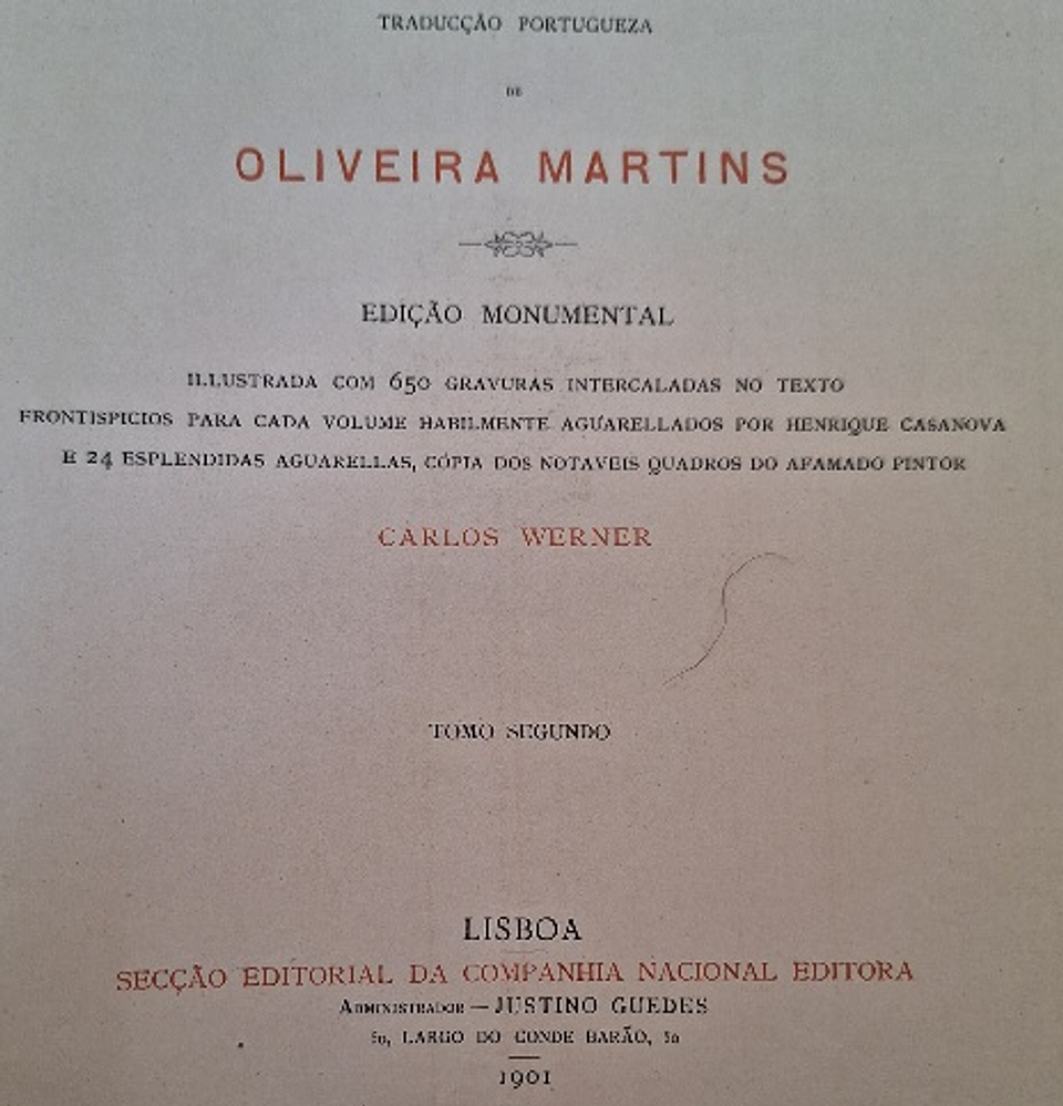 Livros - Egypto, Jorge Ebers. Oliveira Martins, edição Monumental  8