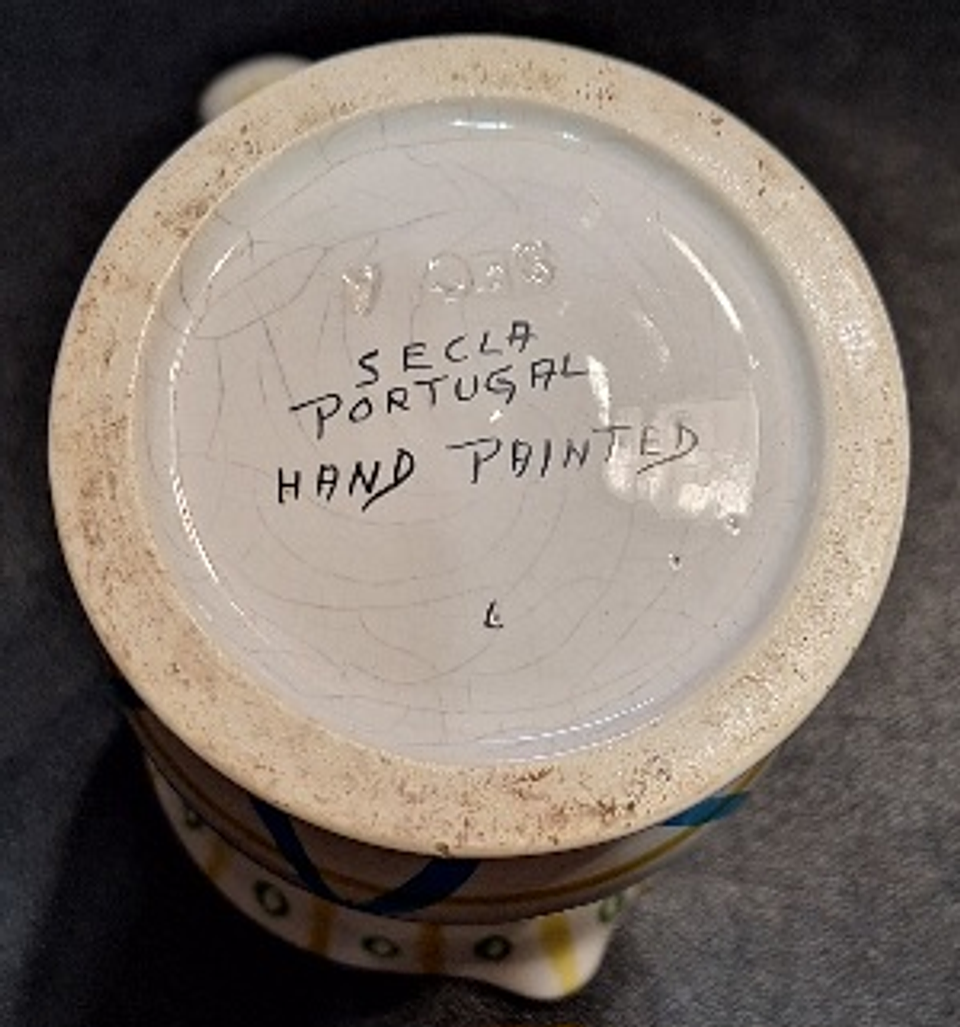 Jarra em faiança da Secla 3