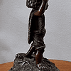 Pescador,  escultura em bronze 