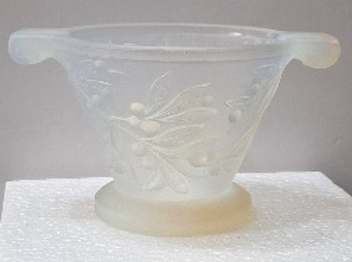 Vaso em Cristal opalinado 3