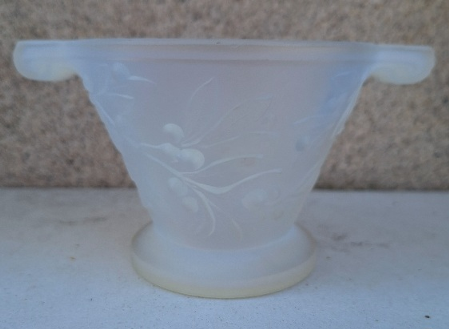 Vaso em Cristal opalinado 8