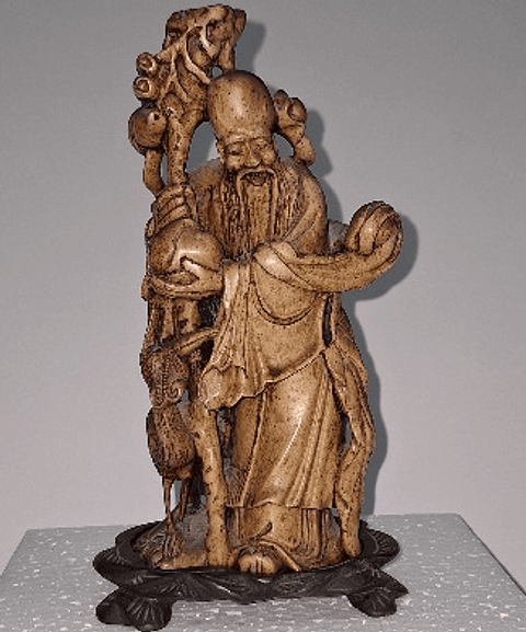 Escultura chinesa em pedra dura