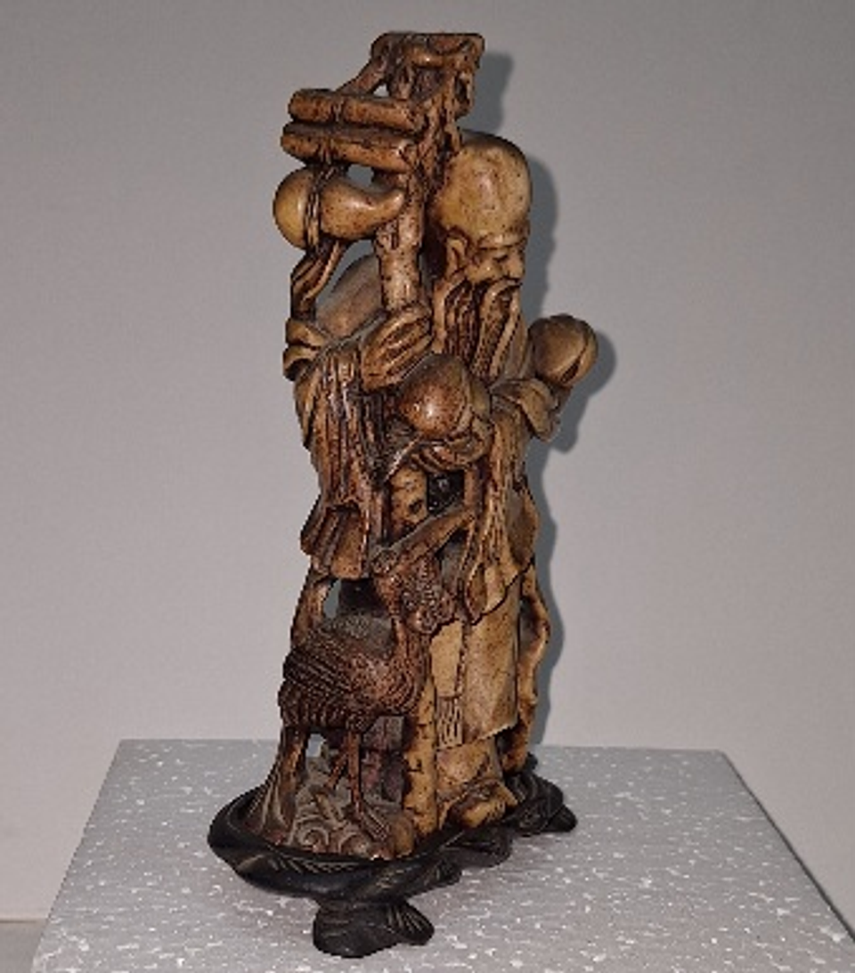 Escultura chinesa em pedra dura 6