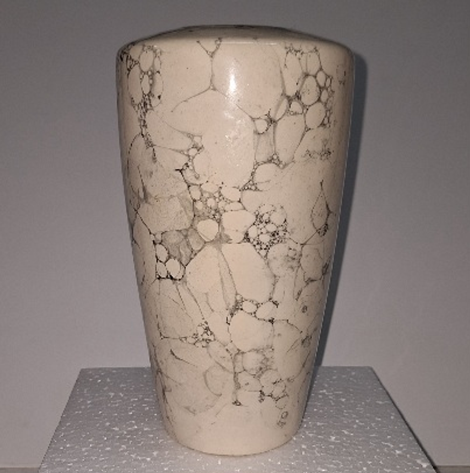 Vaso art deco em faiança  1